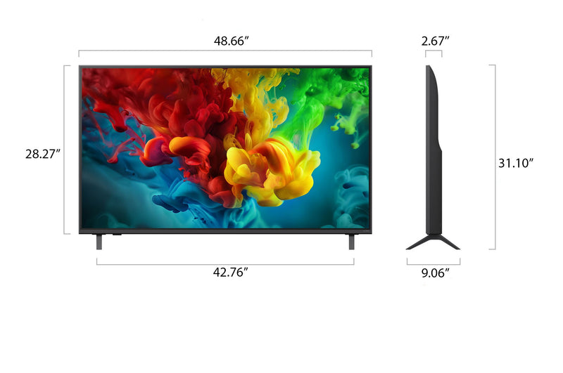 Téléviseur intelligent Mini DEL LG QNED82 4K de 55 po avec webOS (55QNED82BUA.ACC) - modèle 2026