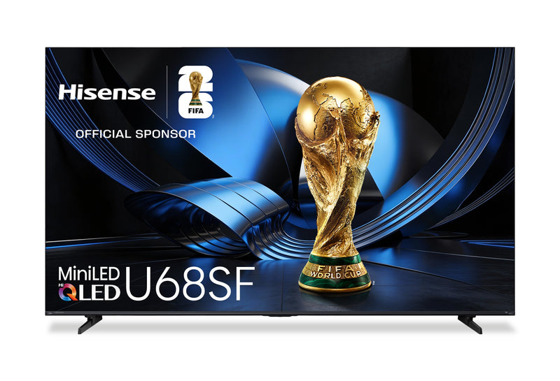Téléviseur QLED Hisense U68SF UHD 4K de 75 po avec Mini DEL et IA (75U68SF) - modèle 2026
