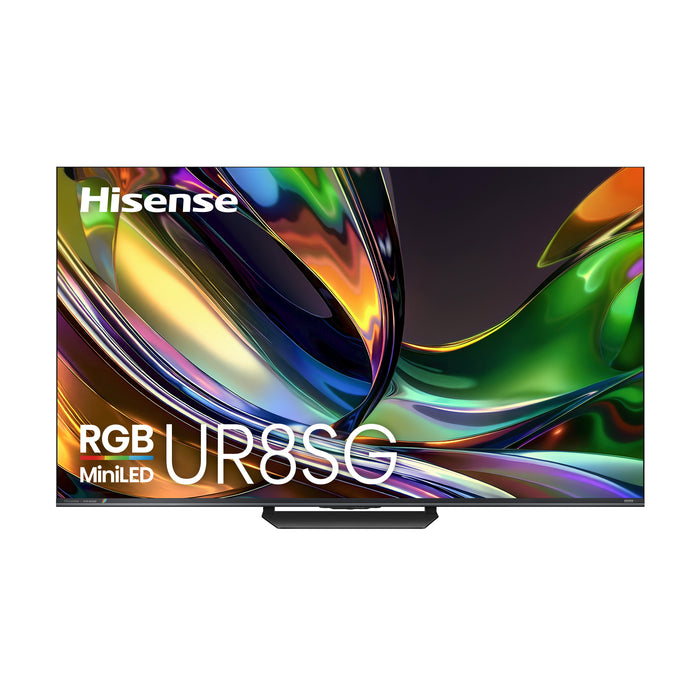 Téléviseur intelligent Hisense de 55 po avec technologie RGB Mini DEL et Google TV (55UR8SG) - modèle 2026