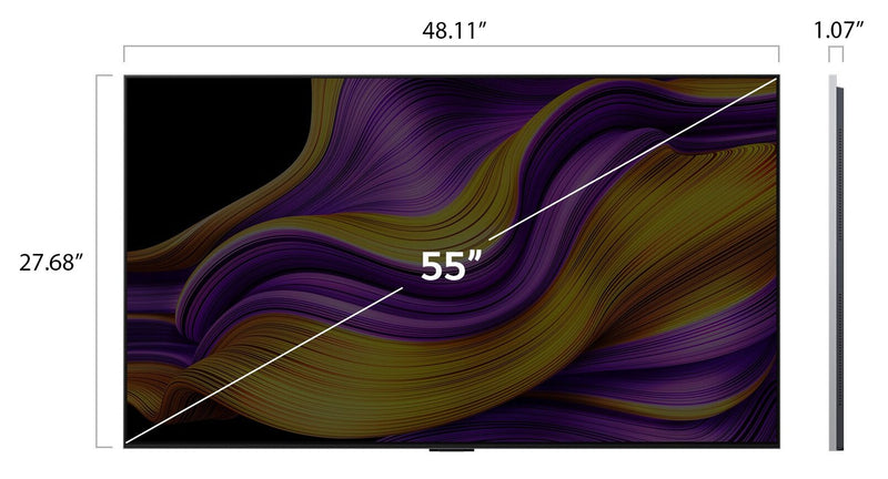 Téléviseur intelligent DELO evo LG G5 UHD 4K de 55 po avec IA et webOS (OLED55G5WUA.ACC) - modèle 2025