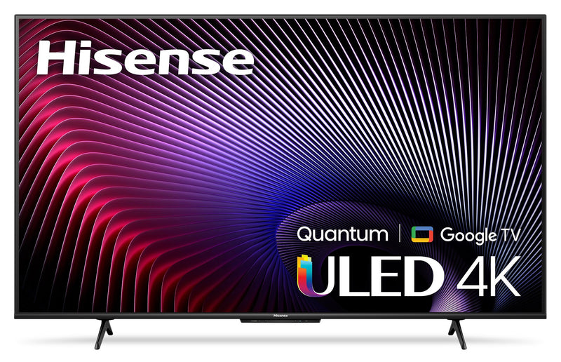  Téléviseur Hisense ULED 4K de 55 po avec boîtes quantiques et Google TVMC