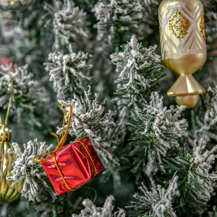 Homcom Arbre De Noel Artificiel 6 Pieds 492 Branches Realistes