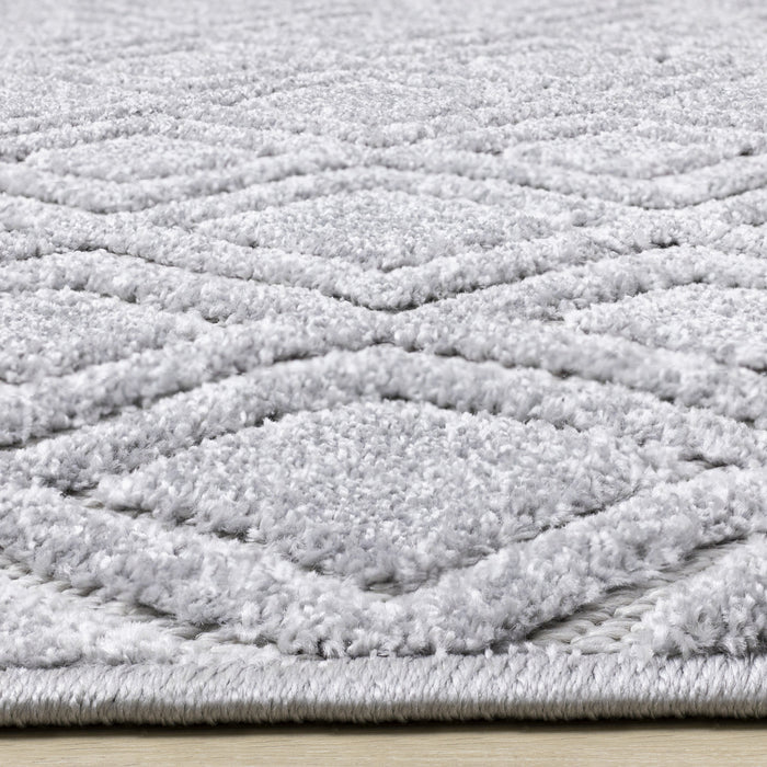 Carpette Oslo texturée moderne - 5 pi 3 po x 7 pi 7 po