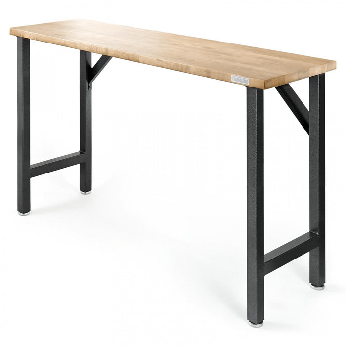 Établi modulaire de 66,5 po de largeur en bois franc de Gladiator - granite martelé