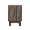 Orlen Mid-Century Modern 2-Drawer Multi-Purpose Nightstand & End Table in Jacobean Walnut | Table de chevet et bout de canape polyvalent Orlen mi-siecle moderne a 2 tiroirs en noyer Jacobean