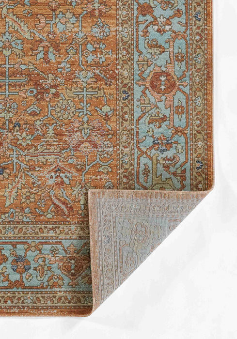 Tapis Traditionnel Hailey 6'7\" x 9'6\" en Orange