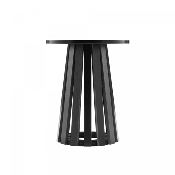 Table d’appoint moderne scandinave Layla en noir