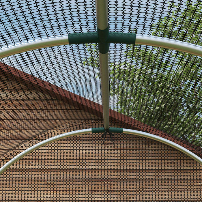 Outsunny Cage De Culture, Tente De Protection Des Plantes De 4' X 8', Noir