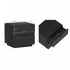 Chrystie Contemporary Modern 2-Piece Dresser and Nightstand in Black | Commode et table de nuit contemporaines modernes Chrystie 2 pieces en noir
