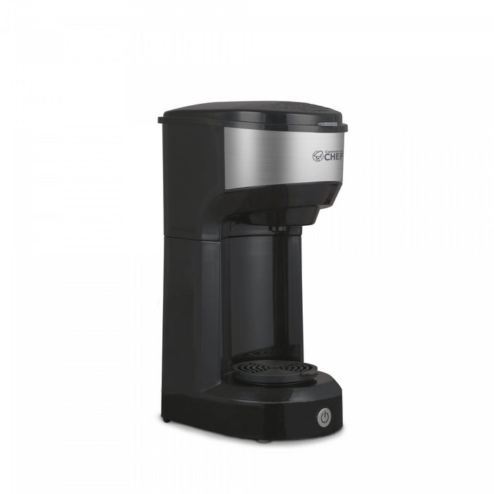Cafetiere a dosettes individuelles CHCM1B, avec filtre, noire
