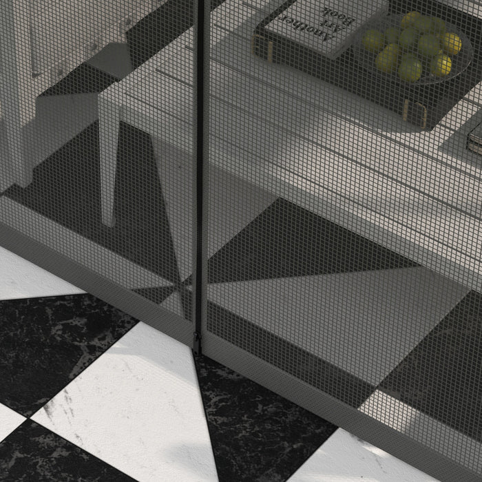 Outsunny Tonnelle De Patio 13' X 10', Tonnelle A Double Toit, Noir
