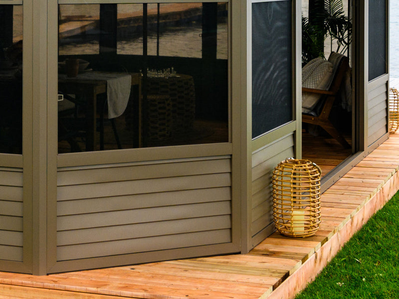 Gazebo Penguin Florence - Solarium 12x18 Toit d'acier