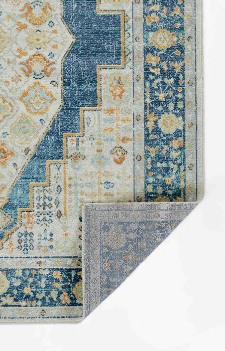 Tapis Traditionnel Kinsley 9'3\" x 11'10\" en Bleu