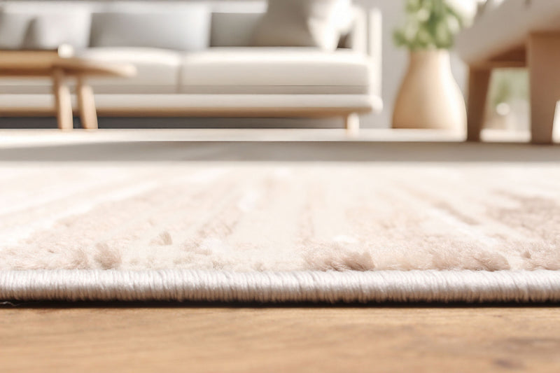 Tapis Contemporain/Moderne Nova 5'0\" x 8'0\" en Ivoire