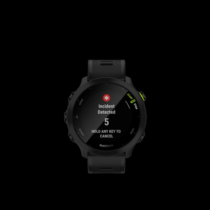Garmin Forerunner® 55 Montre De Course Gps Intelligente - Suivi Des Sports Et De La Condition Physique, Resistant A L'eau - Noir