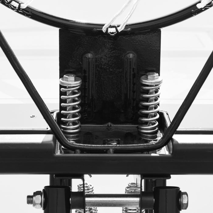 Soozier Panier de Basketball Mobile Reglable en Hauteur