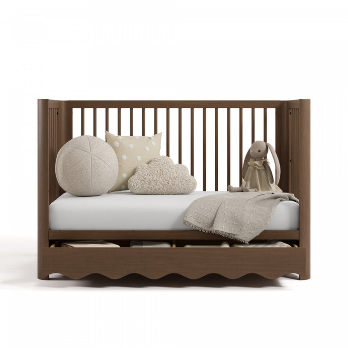Storkcraft Casablanca Lit de bebe convertible 5-en-1 de luxe avec tiroir - Noisette