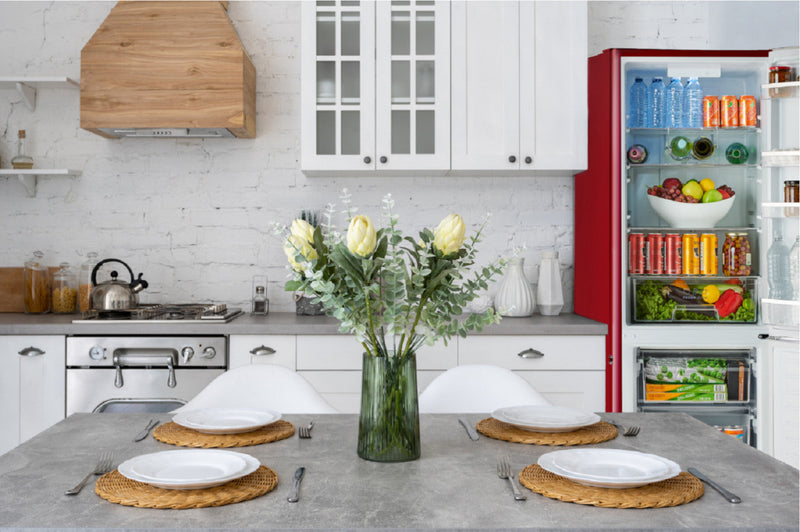 Réfrigérateur rétro iio de 11 pi³ à congélateur inférieur - ALBR1372R-R