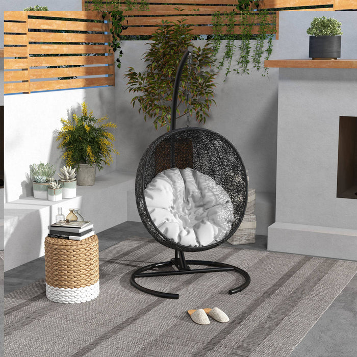 Outsunny Support De Chaise Hamac Uniquement, Support De Balancoire Suspendu