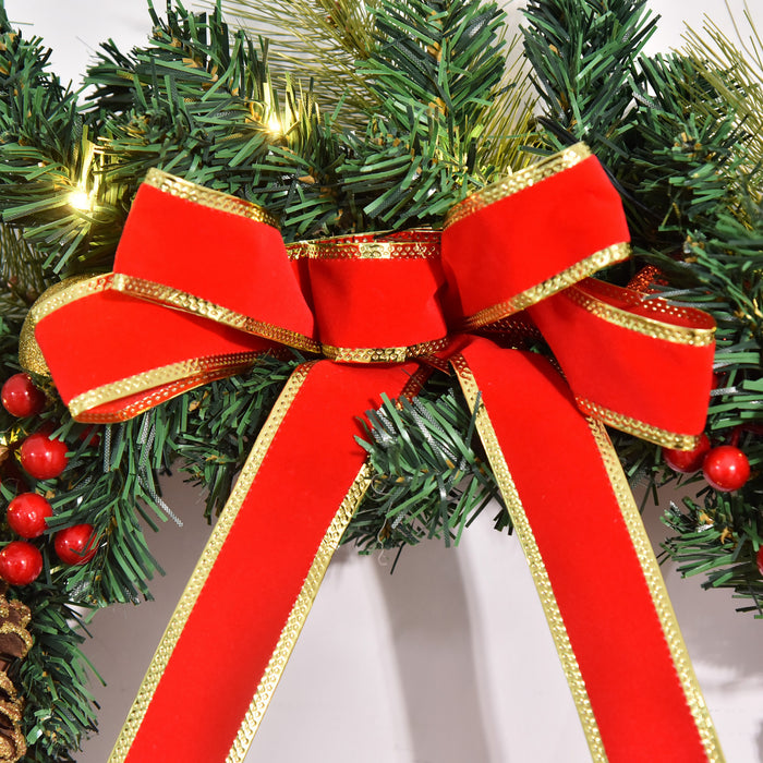 Homcom Guirlandes Floral De Noel