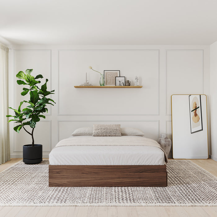 Walnut King Bed