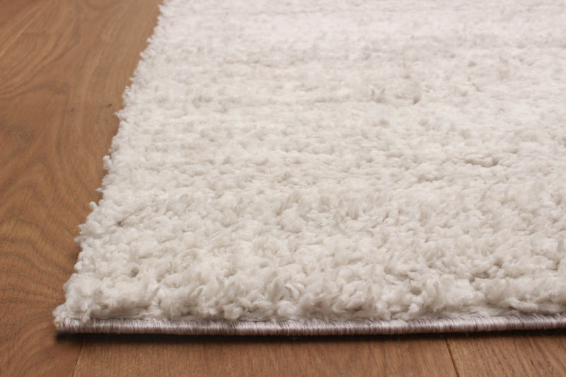 Carpette Yeti ivoire et grise - 5 pi 0 po x 8 pi 0 po 