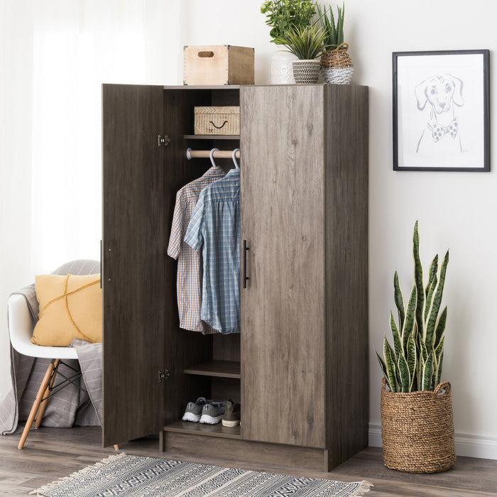 Armoire-penderie Elite de 32 po - gris délavé