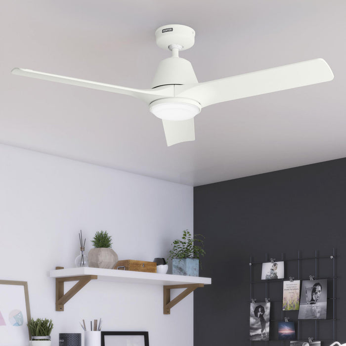 Ventilateur de plafond Aeronaut avec luminaire - Blanc