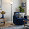 Klara 1 Light Torchiere Floor Lamp, Onyx, 70"H | Klara Lampadaire torchiere a 1 lumiere, Onyx, 70 po H