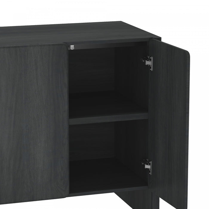 Buffet moderne Linda 60\" en gris charbon
