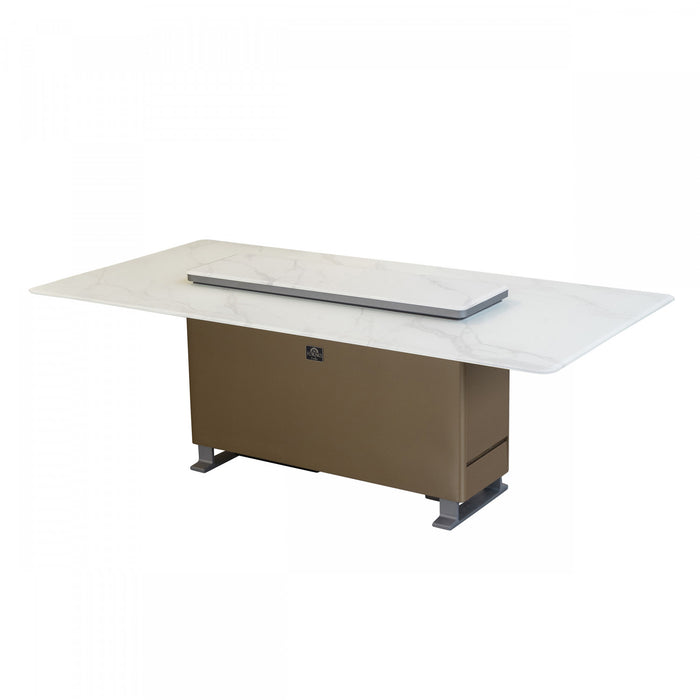 Table a manger intelligente Cinetico blanche, refrigerateur et congelateur de 5,3 pi³-FDTFR7044-86WHT