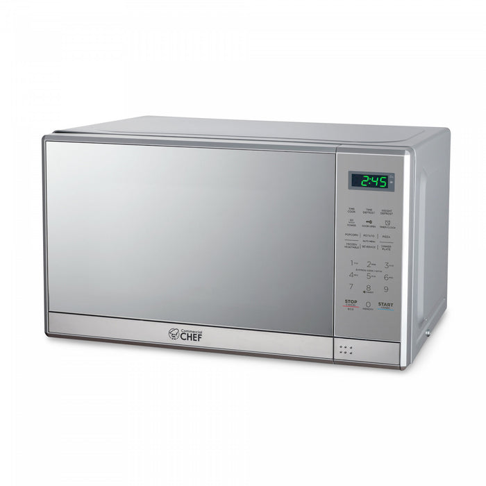Four a micro-ondes de comptoir Commercial Chef serie CHM, 0,7 pi³, acier inoxydable