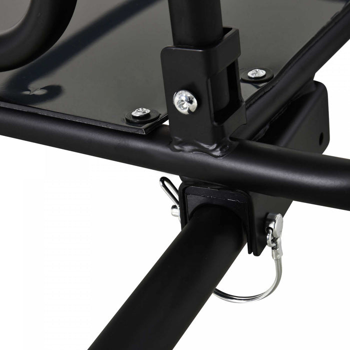 Aosom Remorque Cargo Pour Velo, Chariot De Velo Utilitaire, Porte-bagages De Voyage