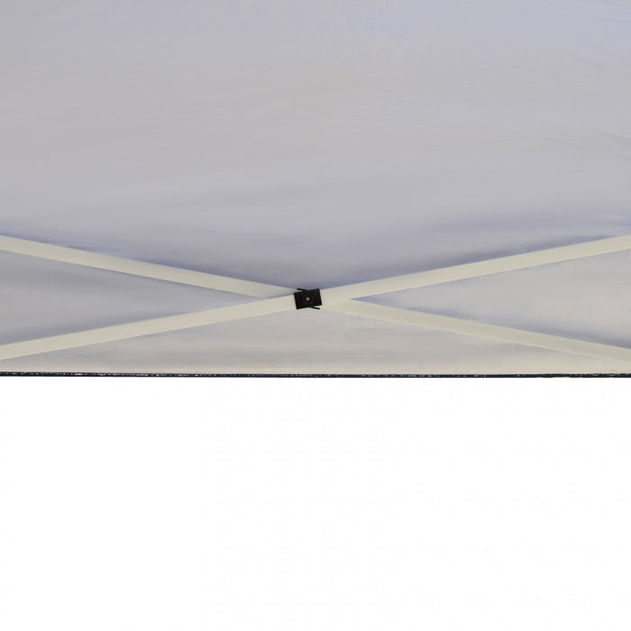 Tonnelle Barnum De Jardin Pliant Anti-uv + Sac De Transport Acier Oxford 3 X 3 X 2,55 M Bleu