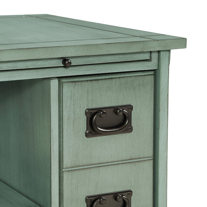 Table de fauteuil Parnell - bleu sarcelle