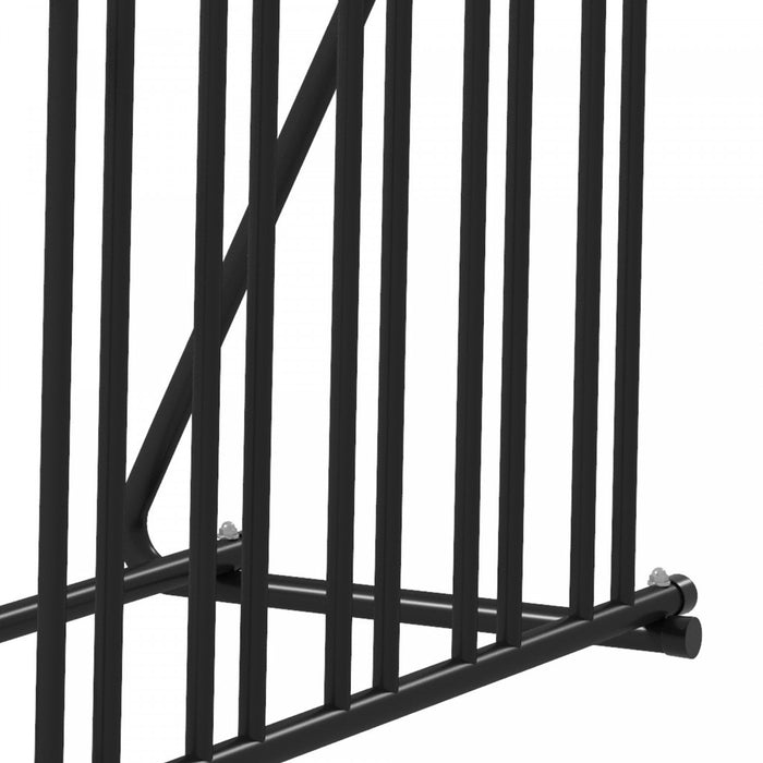 Soozier Support A Velo Simple Face Avec Capacite De 3 Velos, Noir
