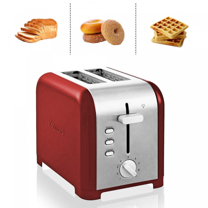 Grille-pain Kenmore à 2 tranches, rouge - KKTS2SR