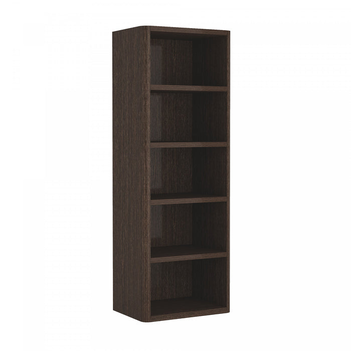 Bibliotheque ouverte moderne Rivington 28\" en noyer fonce