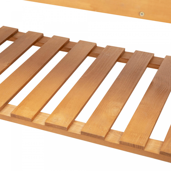 Outsunny 41,25\"x15,75\"x53,25\" Jardiniere En Bois Surelevee Jardiniere Surelevee Jardiniere A Fleurs Boites A Herbes Pour Legumes Fleur Avec Etagere Et Roues En Bois Massif Exterieur/interieur