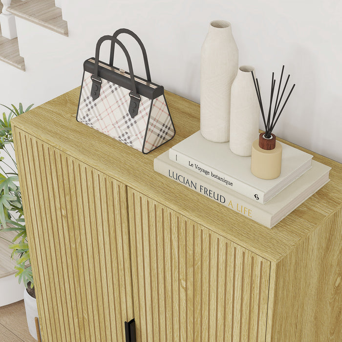 HOMCOM Armoire de rangement pour chaussures a 5 niveaux etageres reglables