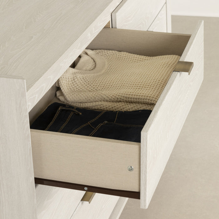 Hype Commode 6 Tiroirs - Chene Hivernal