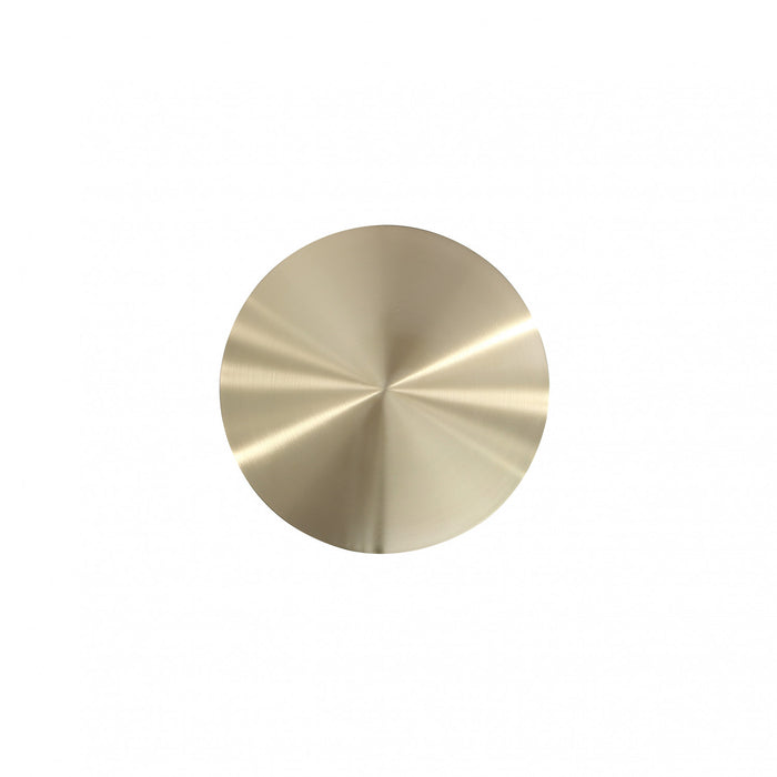Table d’appoint moderne Anderson a plateau en metal et revetement creme – Lot de 2