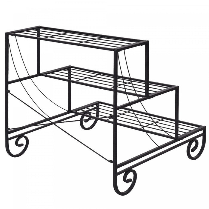 Etagere A Plantes En Metal A 3 Niveaux