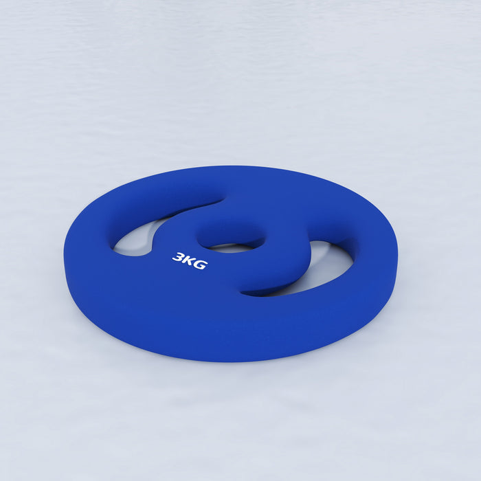 Soozier Plaques De Poids Avec Poignees Faciles A Saisir, 2 X 6,6 Lb