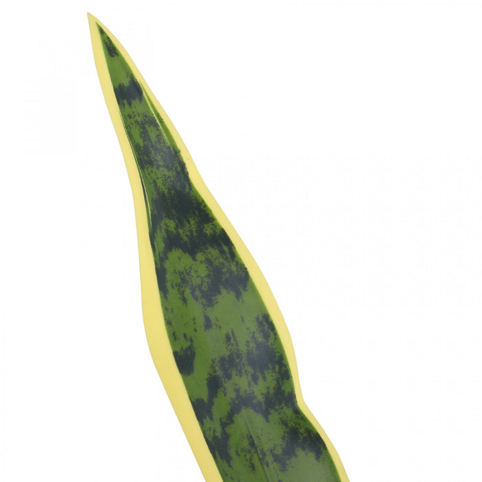 Outsunny Plante Serpent Artificielle 77 cm, 21 Feuilles, en Pot