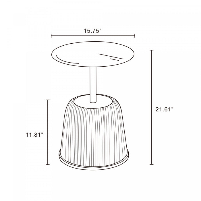 Ensemble de 3 tables Anderson Modern : table basse et tables d’appoint en creme et gris
