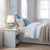 Marelle Netted Jute & Glass Table Lamp, Teal, 14.75"H | Marelle Lampe de table en verre avec filet de jute, Sarcelle, 14,75 po H
