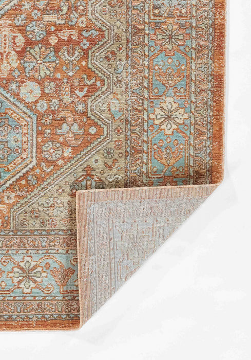 Tapis Traditionnel Alicia 6'7\" x 9'6\" en brun