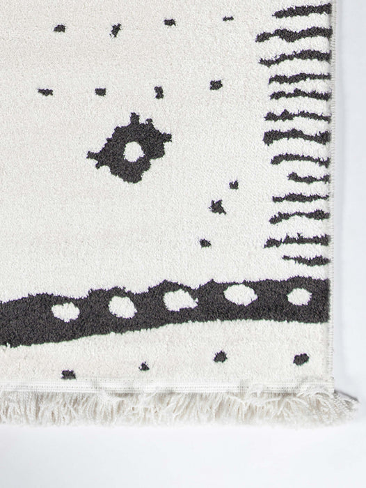 Tapis Contemporain Lyra 9'10\" x 12'10\" en Ivoire