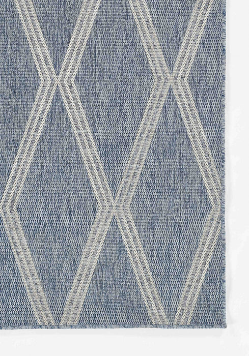 Tapis Transitionnel Cypress 6'6\" x 9'0\" en Bleu